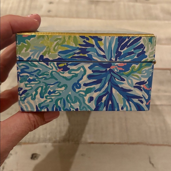 Lilly Pulitzer Wade & Sea Large Lacquer Box NWT - Picture 7 of 11